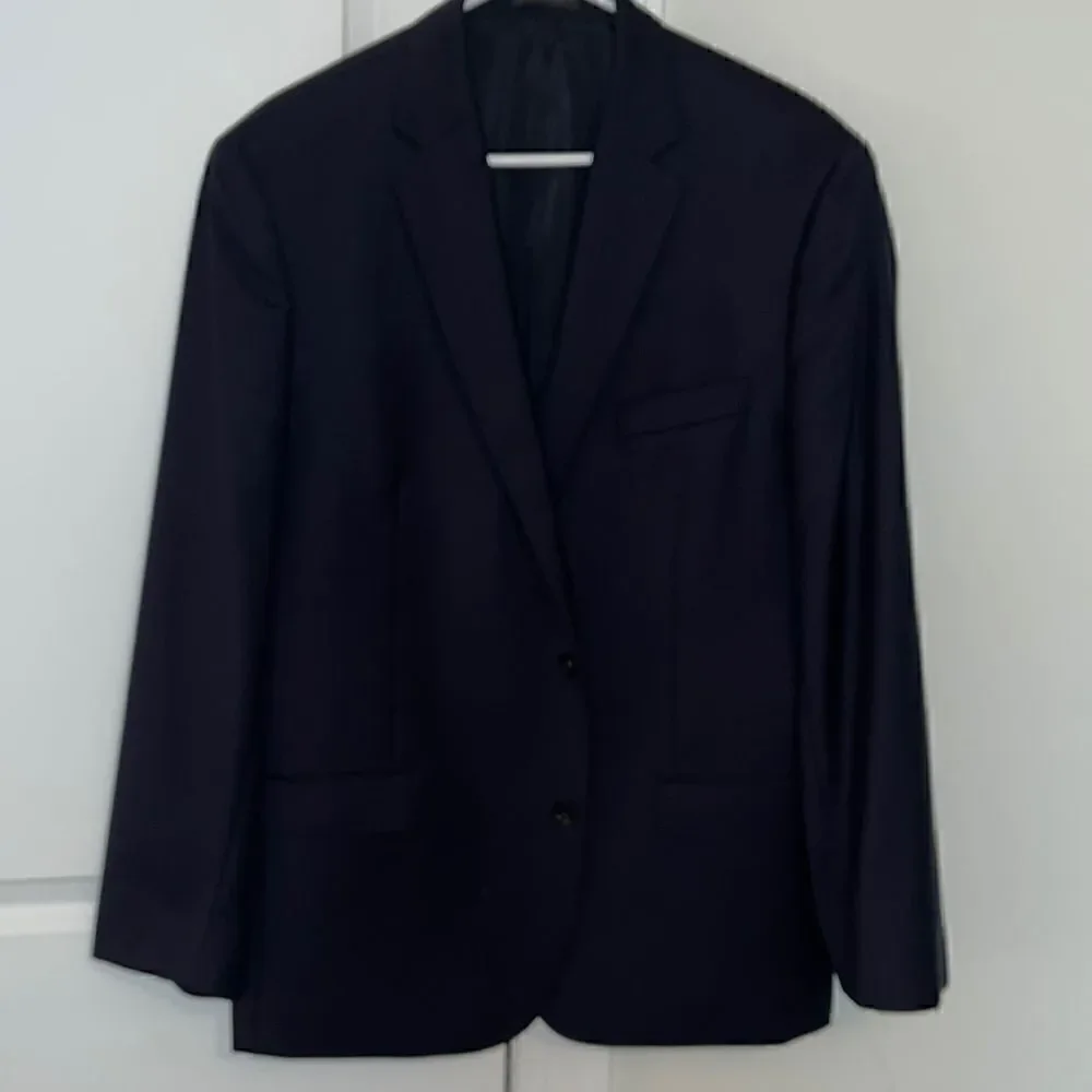 Ralph Lauren 2 button Navy Slim-Fit Wool Fully Lined Blazer Sportcoat Sport Coat